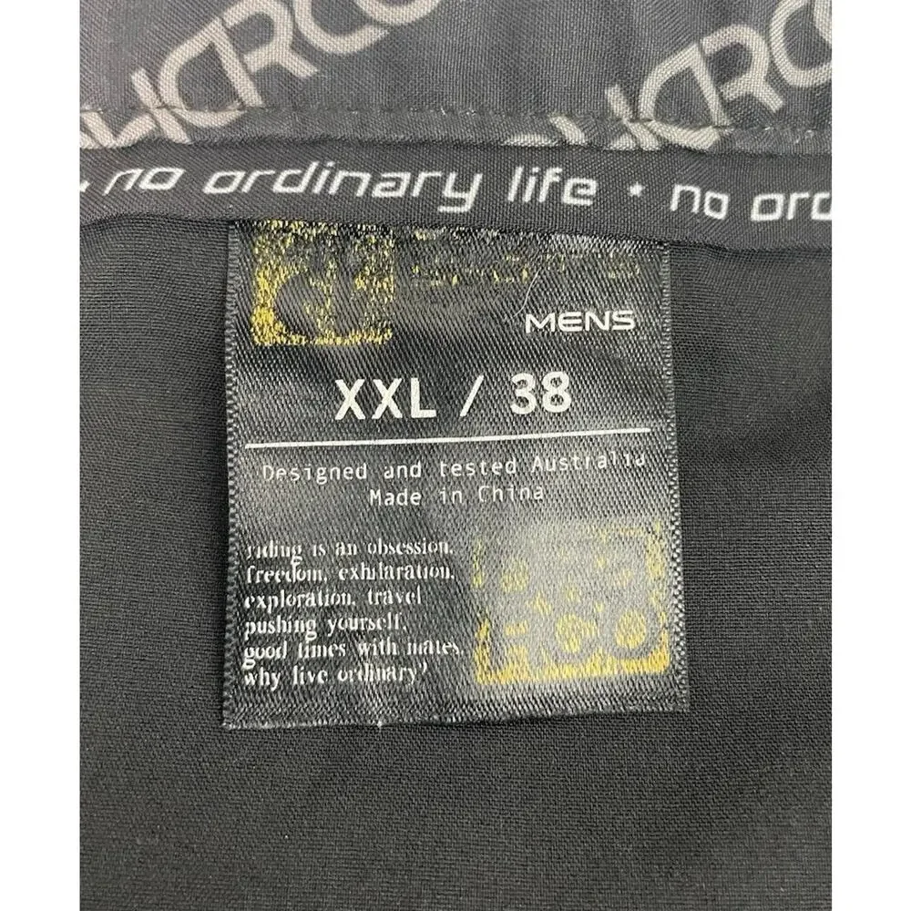 DHaRCO Shorts Mens 38x14 XXL Black MTB Bike Trail Stretch Adjustable Zip Pocket